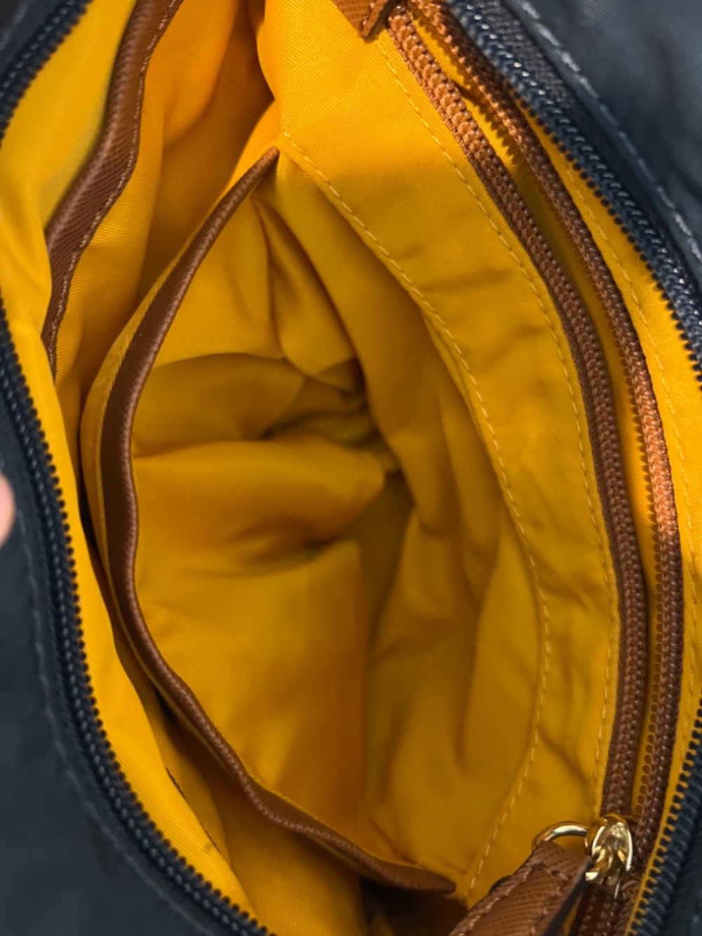 Michael Kors Navy Nylon Crossbody Bag - Picture 5 of 10